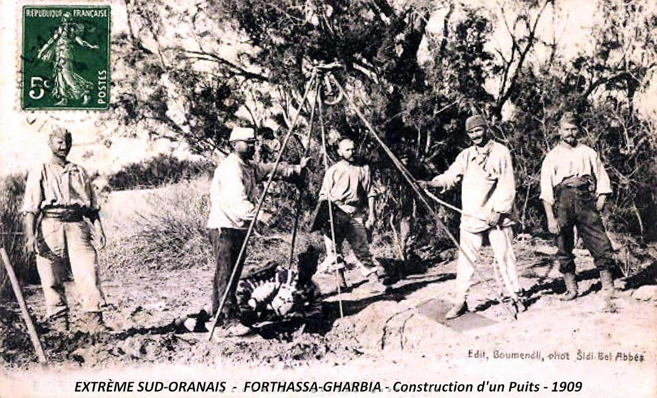 Forthassa-Gharbia - Construction d'un Puits - 1909.jpg
